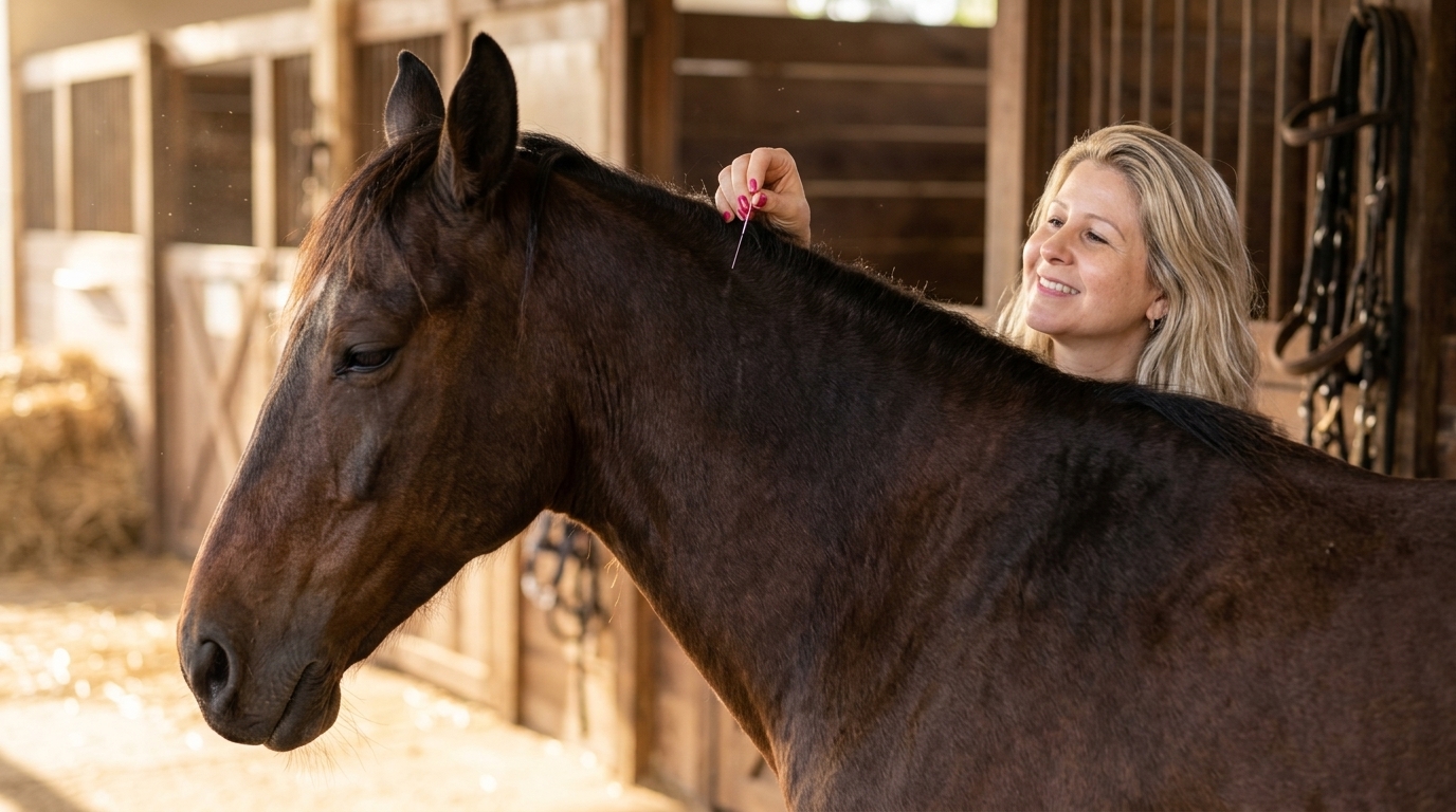 Fisiatria e Acupuntura Equina em Haras
